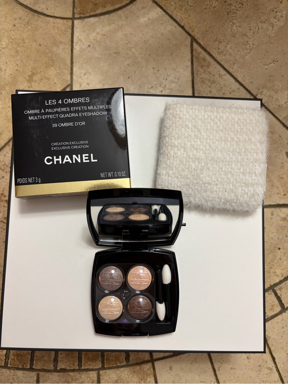CHANEL Les 4 Ombres Quad Eyeshadow - 39 Ombre D’Or Holiday 2026 Limited Edition